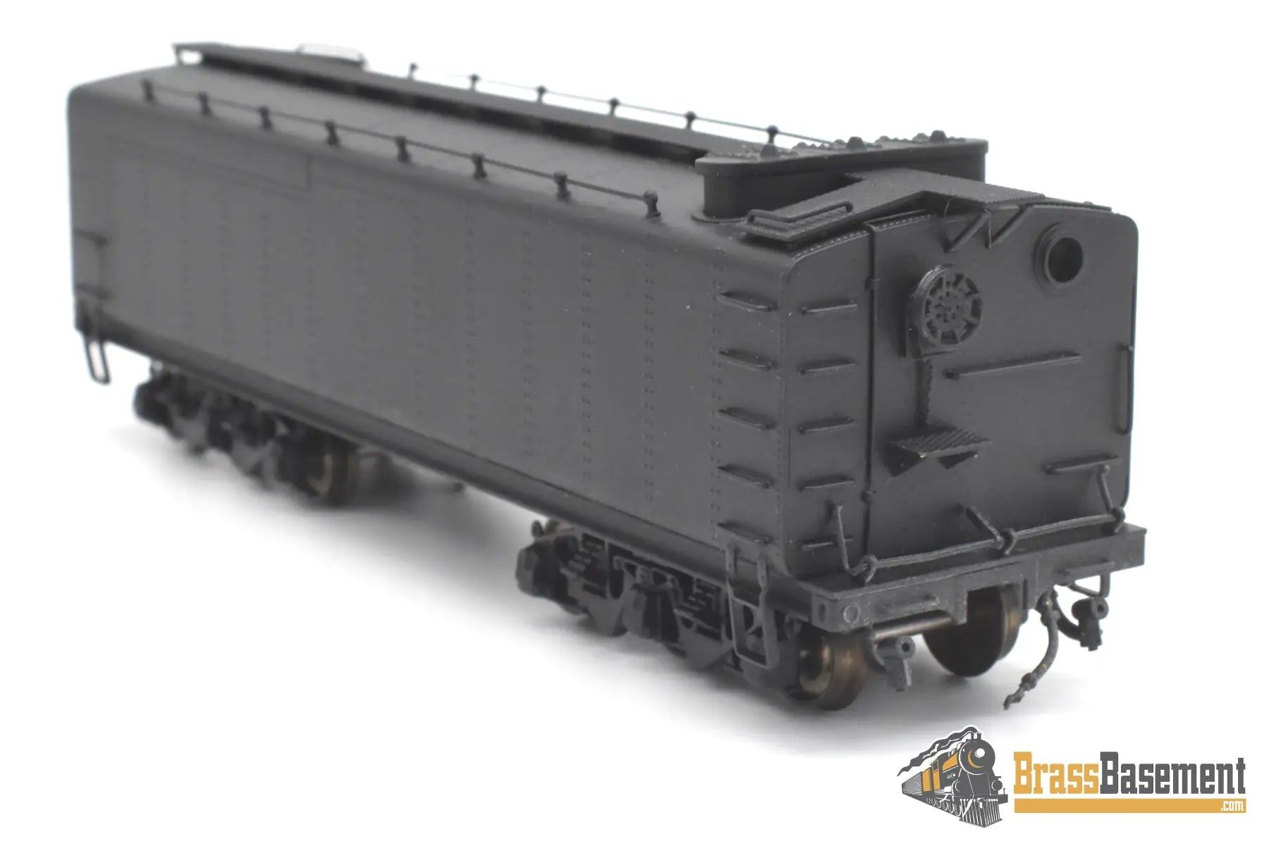 Ho Brass - Alco Imports Norfolk And Western N&W Jawn Henry Steam-Turbine Painted Black Turbine
