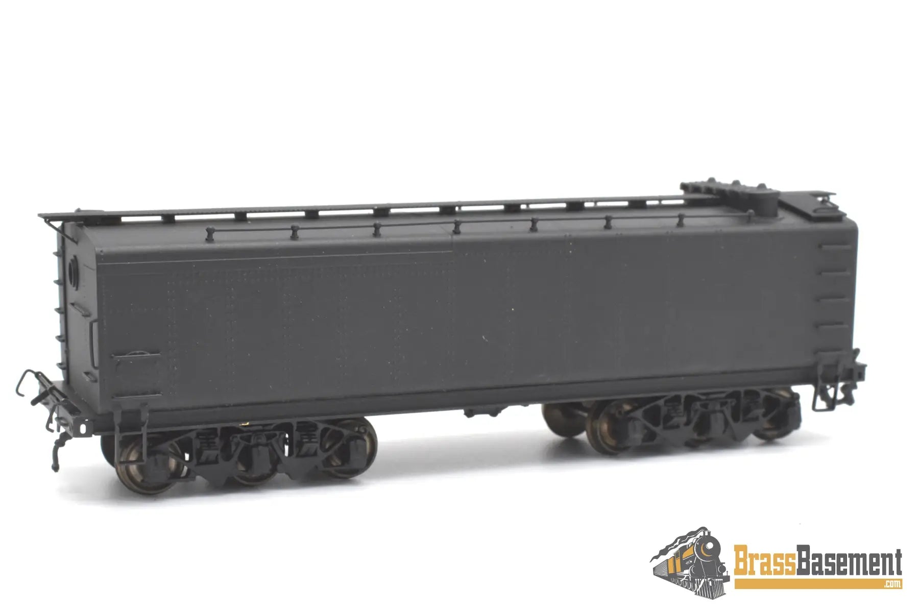 Ho Brass - Alco Imports Norfolk And Western N&W Jawn Henry Steam-Turbine Painted Black Turbine