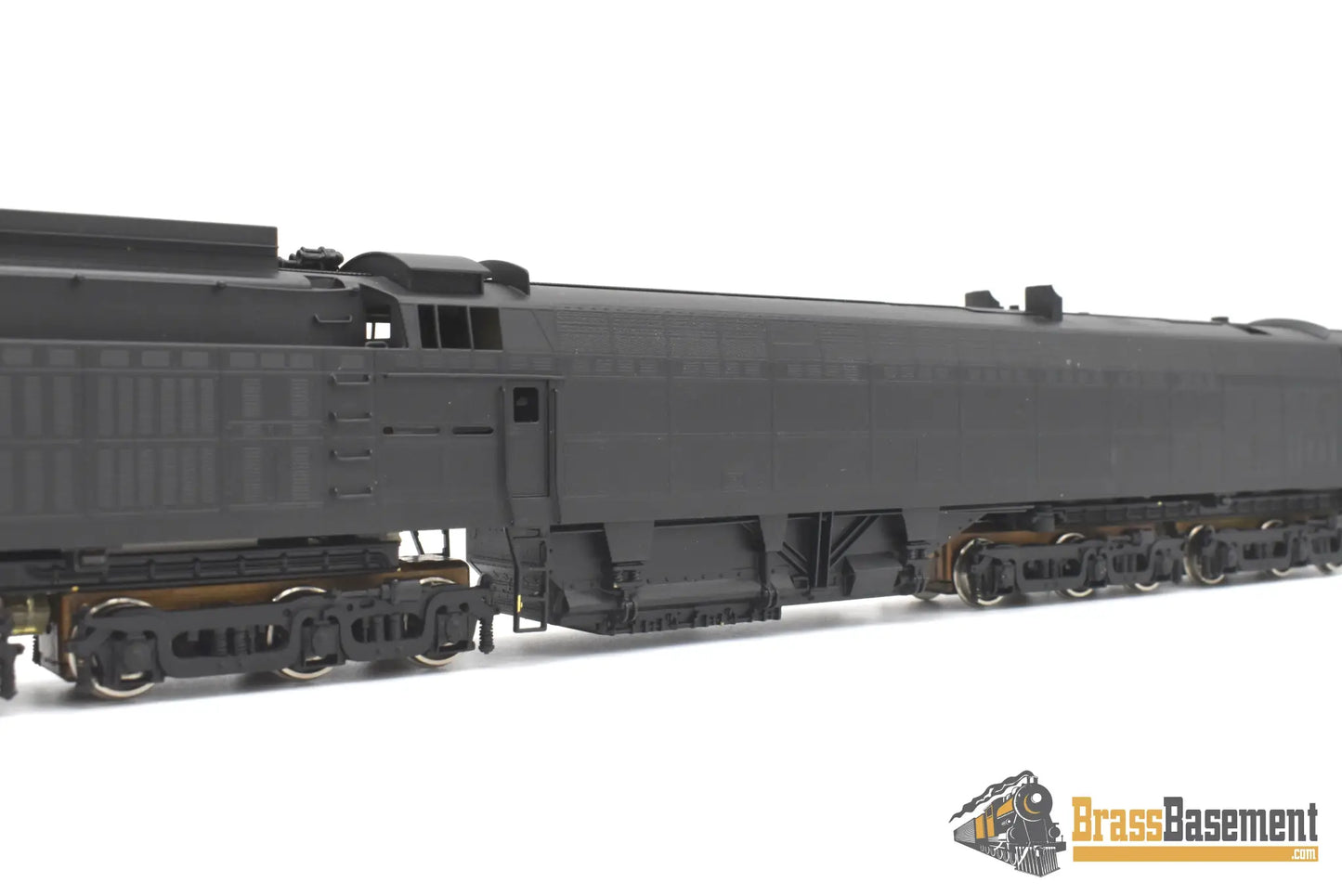 Ho Brass - Alco Imports Norfolk And Western N&W Jawn Henry Steam-Turbine Painted Black Turbine