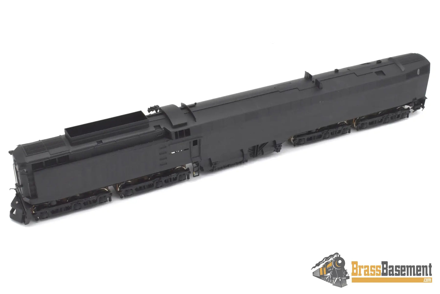 Ho Brass - Alco Imports Norfolk And Western N&W Jawn Henry Steam-Turbine Painted Black Turbine