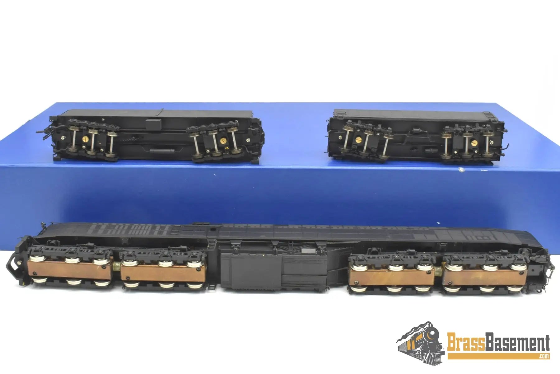 Ho Brass - Alco Imports Norfolk And Western N&W Jawn Henry Steam-Turbine Painted Black Turbine