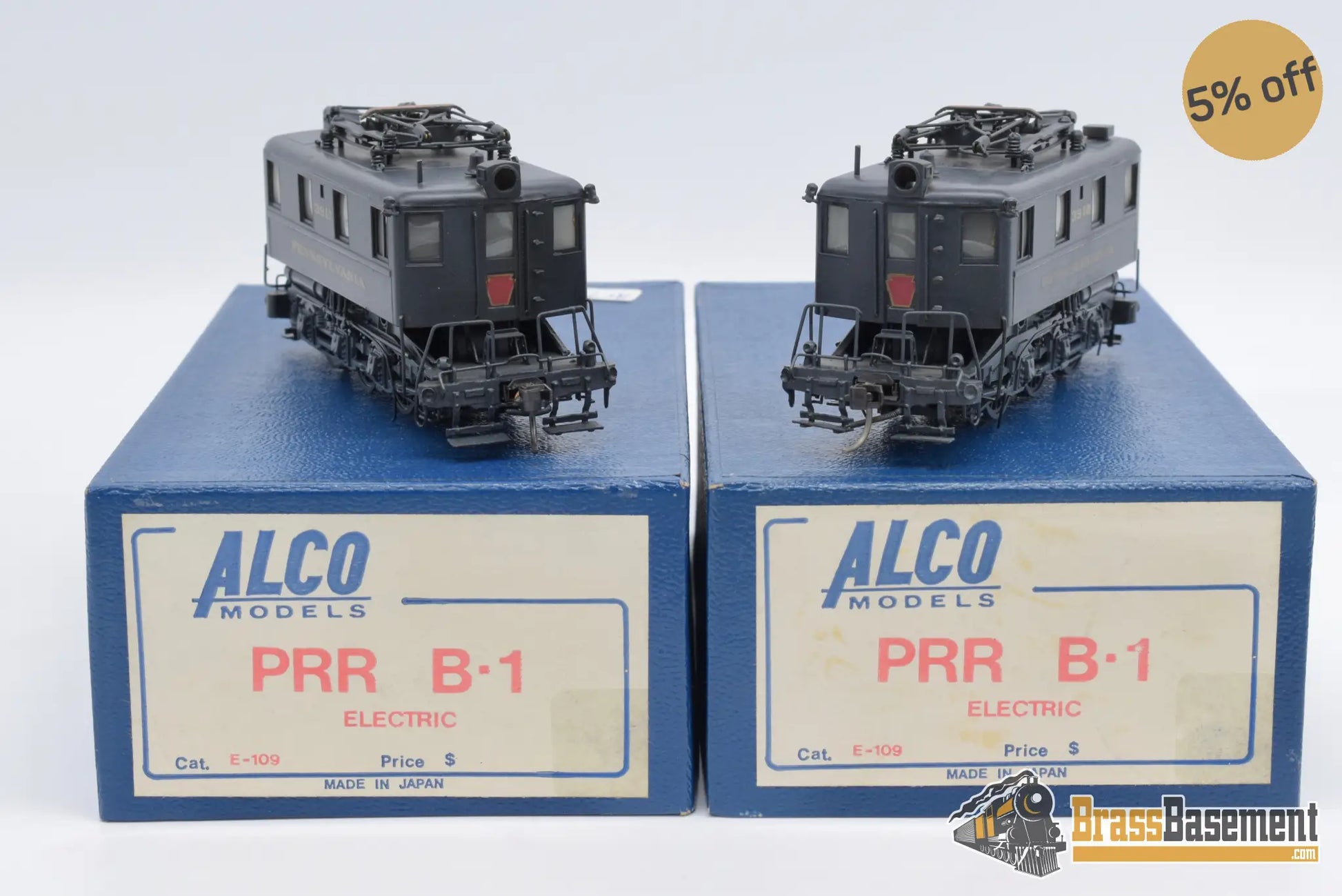 Ho Brass - Alco Imports Prr B - 1 Pair Custom Painted Electric