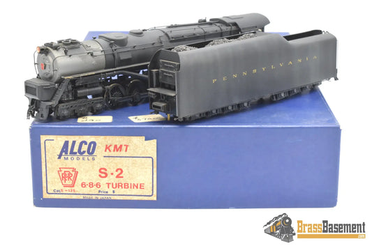 Ho Brass - Alco Imports #S - 125 Pennsylvania Railroad Prr S - 2 6 - 8 - 6 Turbine Custom Paint