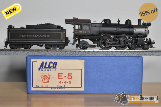 HO Brass - ALCO Models Pennsylvania RR PRR E-5 4-4-2 #6538 - C/P - Steam