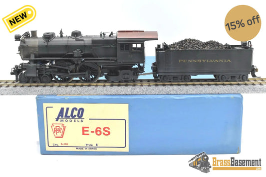 Ho Brass - Alco Models Pennsylvania Rr Prr E-6S 4-4-2 #51 Nice C/P & Weathered Steam