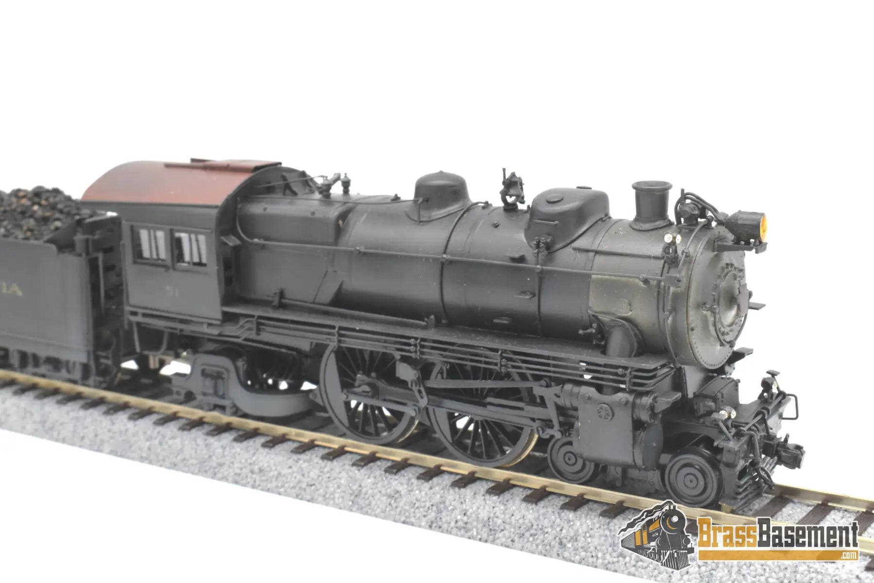 Ho Brass - Alco Models Pennsylvania Rr Prr E-6S 4-4-2 #51 Nice C/P & Weathered Steam