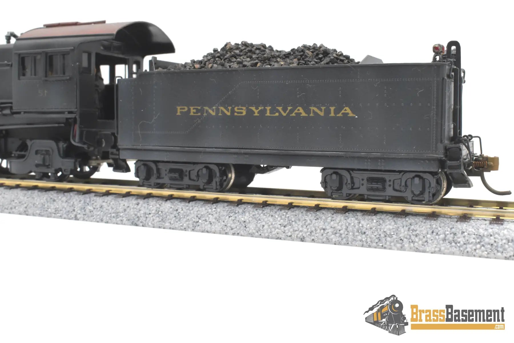 Ho Brass - Alco Models Pennsylvania Rr Prr E-6S 4-4-2 #51 Nice C/P & Weathered Steam