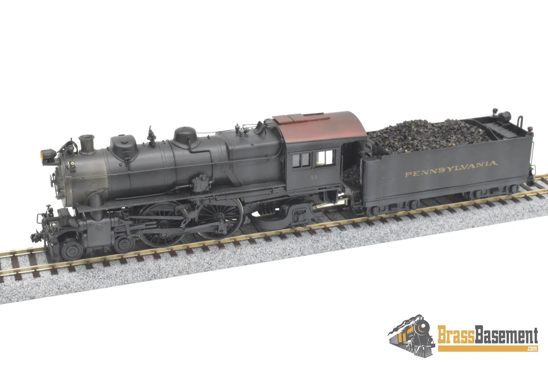 Ho Brass - Alco Models Pennsylvania Rr Prr E-6S 4-4-2 #51 Nice C/P & Weathered Steam