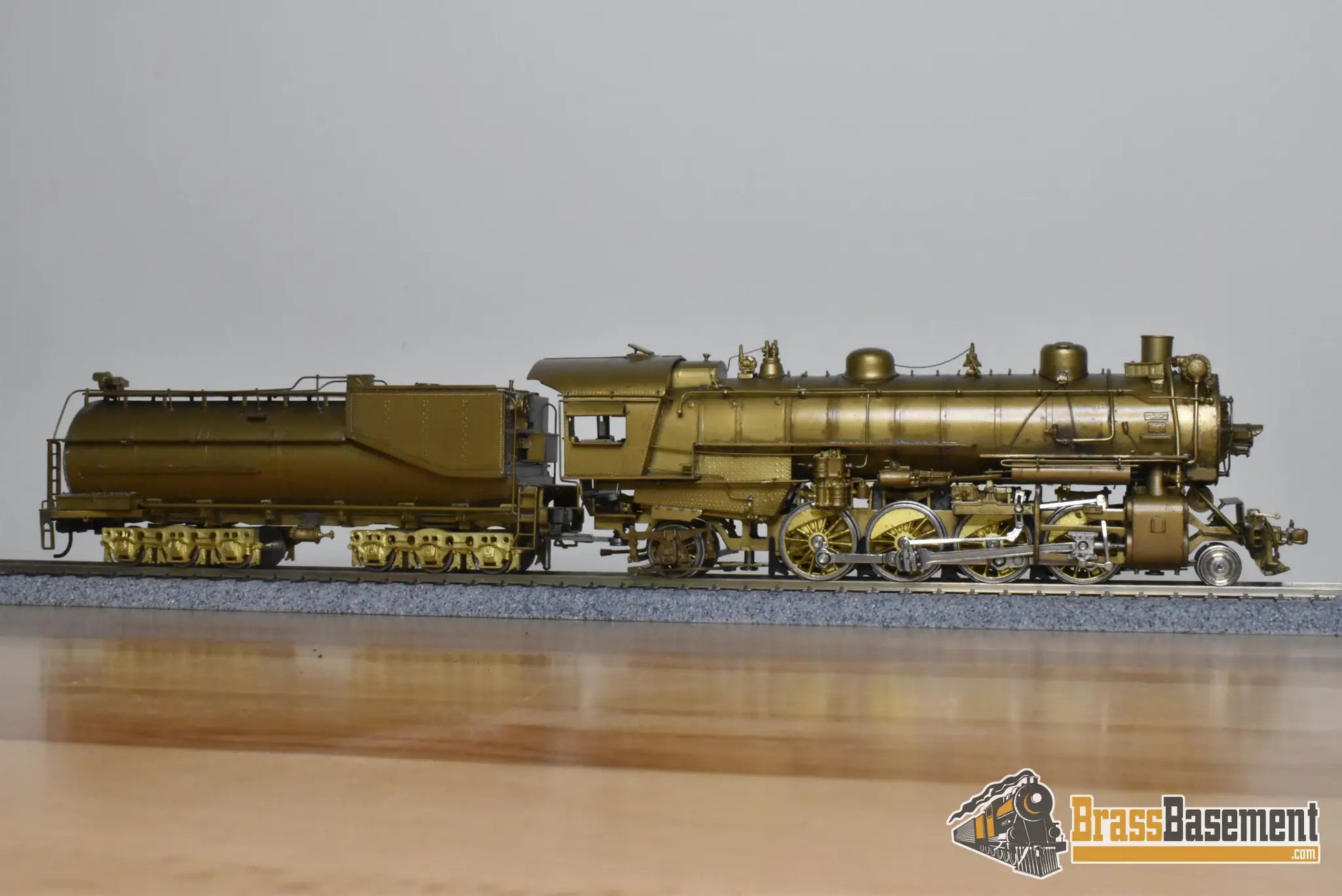 HO Brass - Alco Models Southern Pacific 2-8-2 MK-6 - Unpainted Does Not Run - Rok-AM - Steam