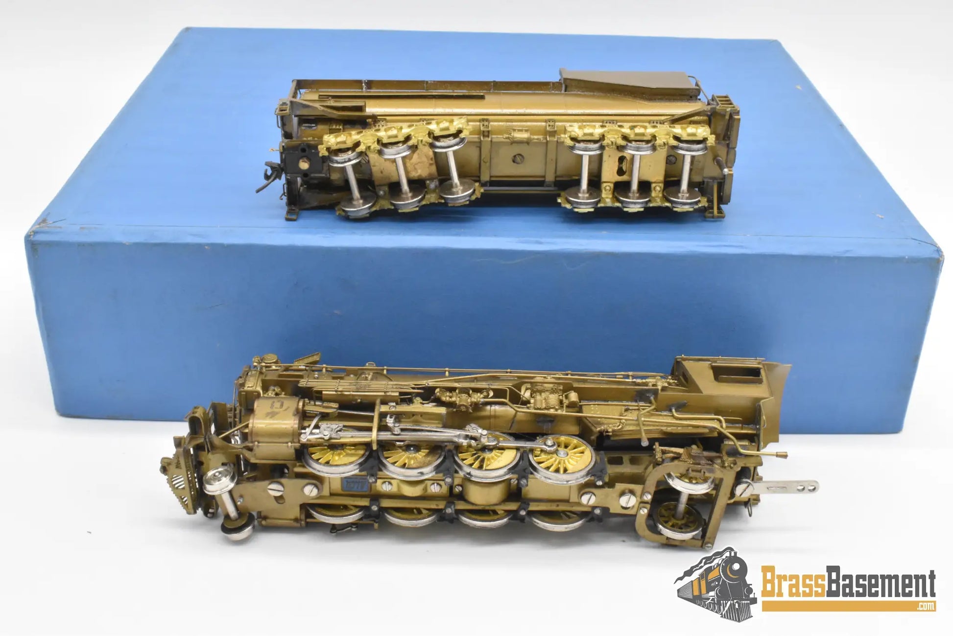 HO Brass - Alco Models Southern Pacific 2-8-2 MK-6 - Unpainted Does Not Run - Rok-AM - Steam