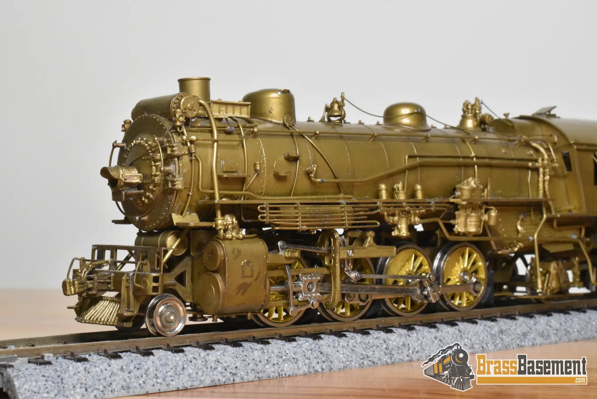HO Brass - Alco Models Southern Pacific 2-8-2 MK-6 - Unpainted Does Not Run - Rok-AM - Steam