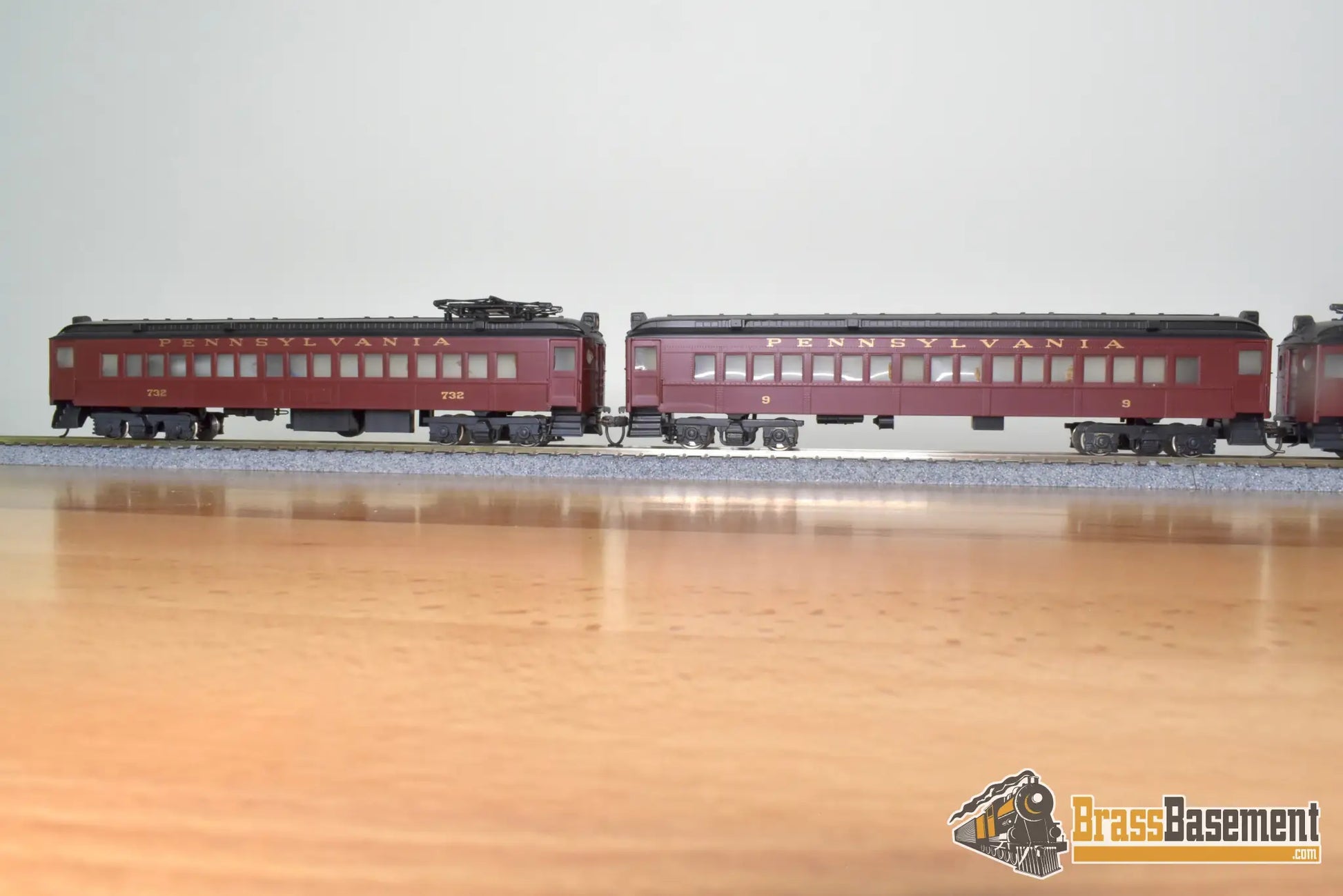 Prr Mp54 HO Brass - Alco Models X-116S PRR Pennsylvania Railroad MP54 3 Car Set ...