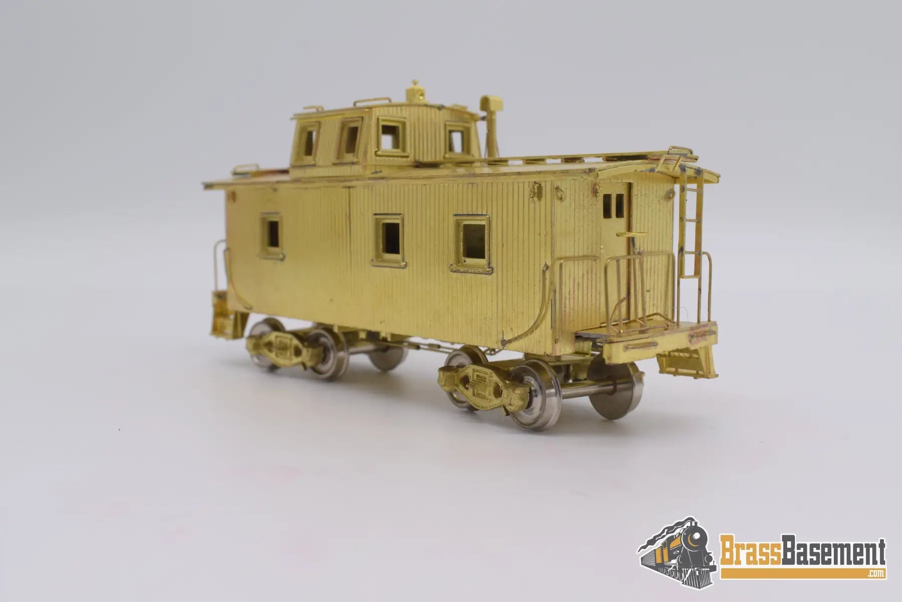 Ho Brass - Alco New York Central 24’ Wood Caboose Unpainted & Missing Step Freight