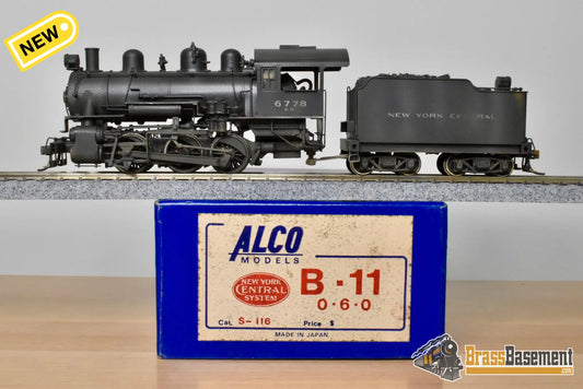 HO Brass - Alco New York Central NYC B-11 0-6-0 #6778 - Custom Painted Japan - Steam