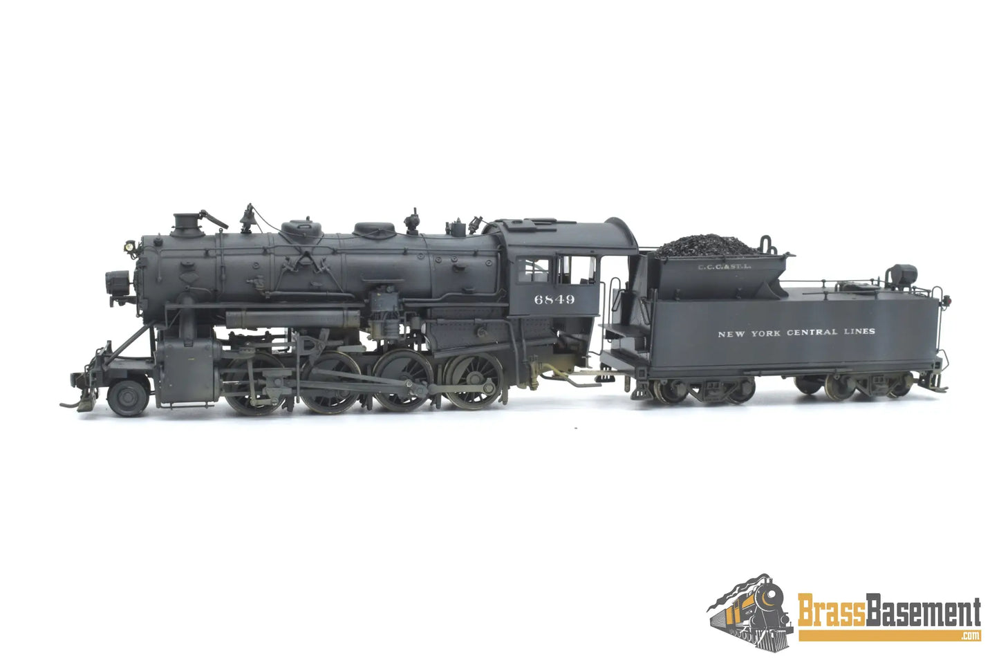 Ho Brass - Alco New York Central Nyc G - 46H 2 - 8 - 0 #6849 Pro Paint Steam