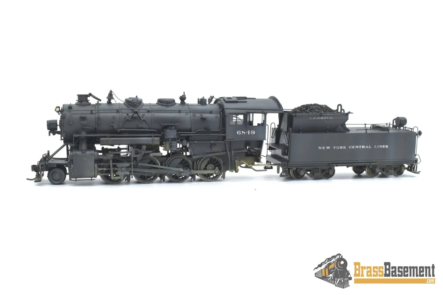 Ho Brass - Alco New York Central Nyc G - 46H 2 - 8 - 0 #6849 Pro Paint Steam