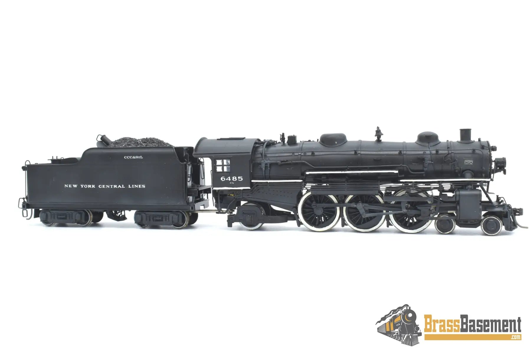 Ho Brass - Alco New York Central Nyc K3Q 4 - 6 - 2 #6485 Pro Paint Steam