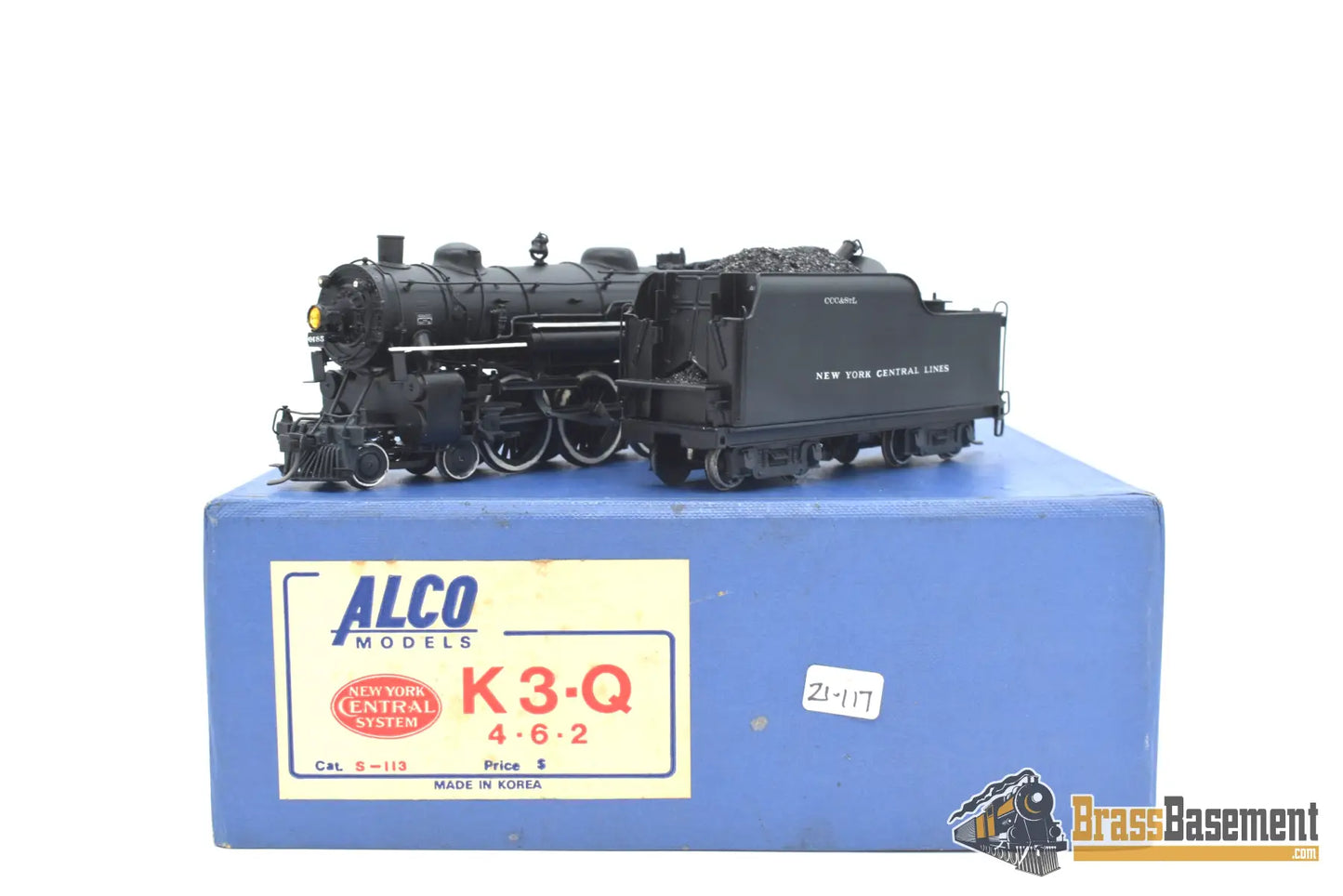 Ho Brass - Alco New York Central Nyc K3Q 4 - 6 - 2 #6485 Pro Paint Steam