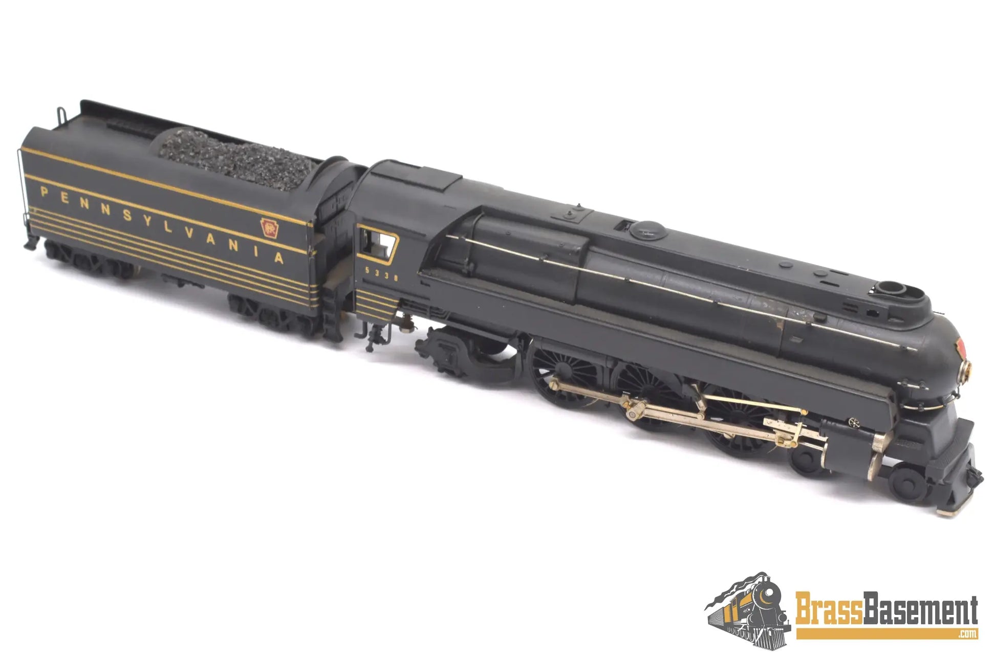 Ho Brass - Alco Pennsylvania Railroad Prr K - 4S 4 - 6 - 2 Pacific #5338 Streamlined Custom Paint