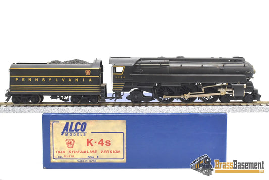 Ho Brass - Alco Pennsylvania Railroad Prr K - 4S 4 - 6 - 2 Pacific #5338 Streamlined Custom Paint