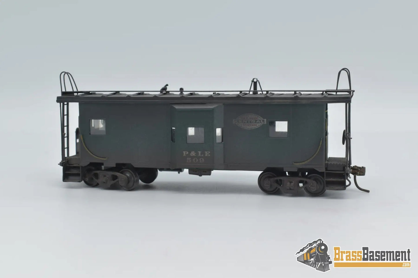 Ho Brass - Alco Pittsburgh And Lake Erie P&Le (Nycs) Cabin Car Poor Custom Paint Caboose