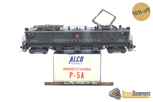 Ho Brass - Alco Prr Pennsylvania Railroad P5A Electric Custom Paint