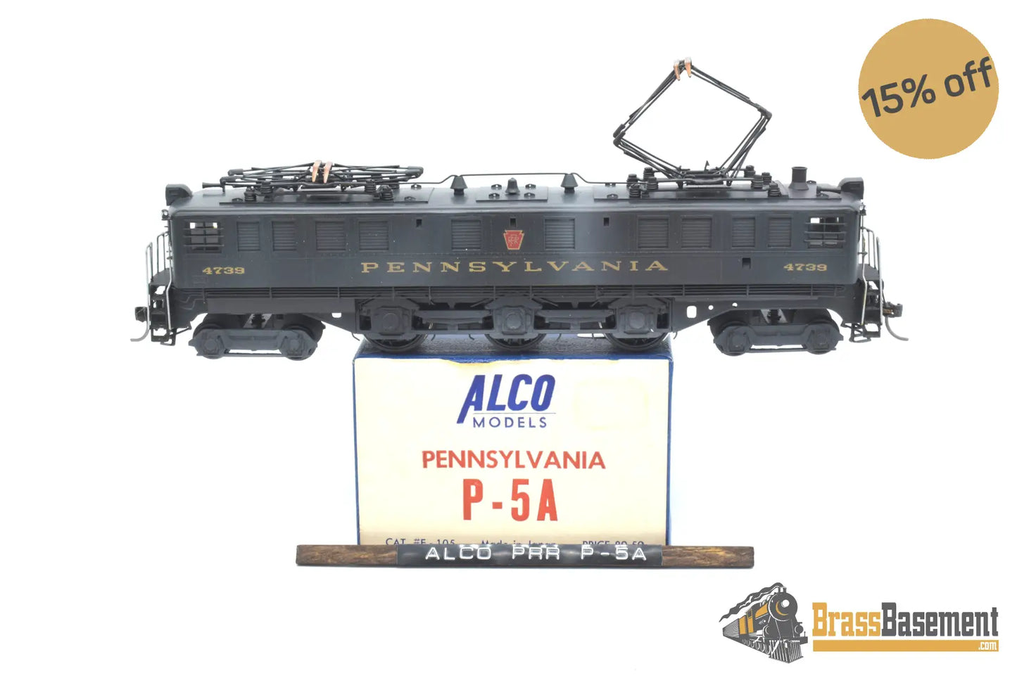 Ho Brass - Alco Prr Pennsylvania Railroad P5A Electric Custom Paint