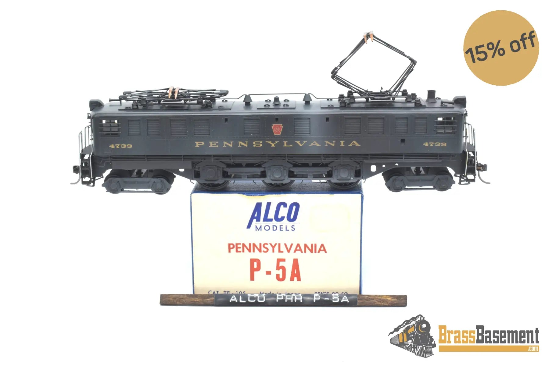 Ho Brass - Alco Prr Pennsylvania Railroad P5A Electric Custom Paint