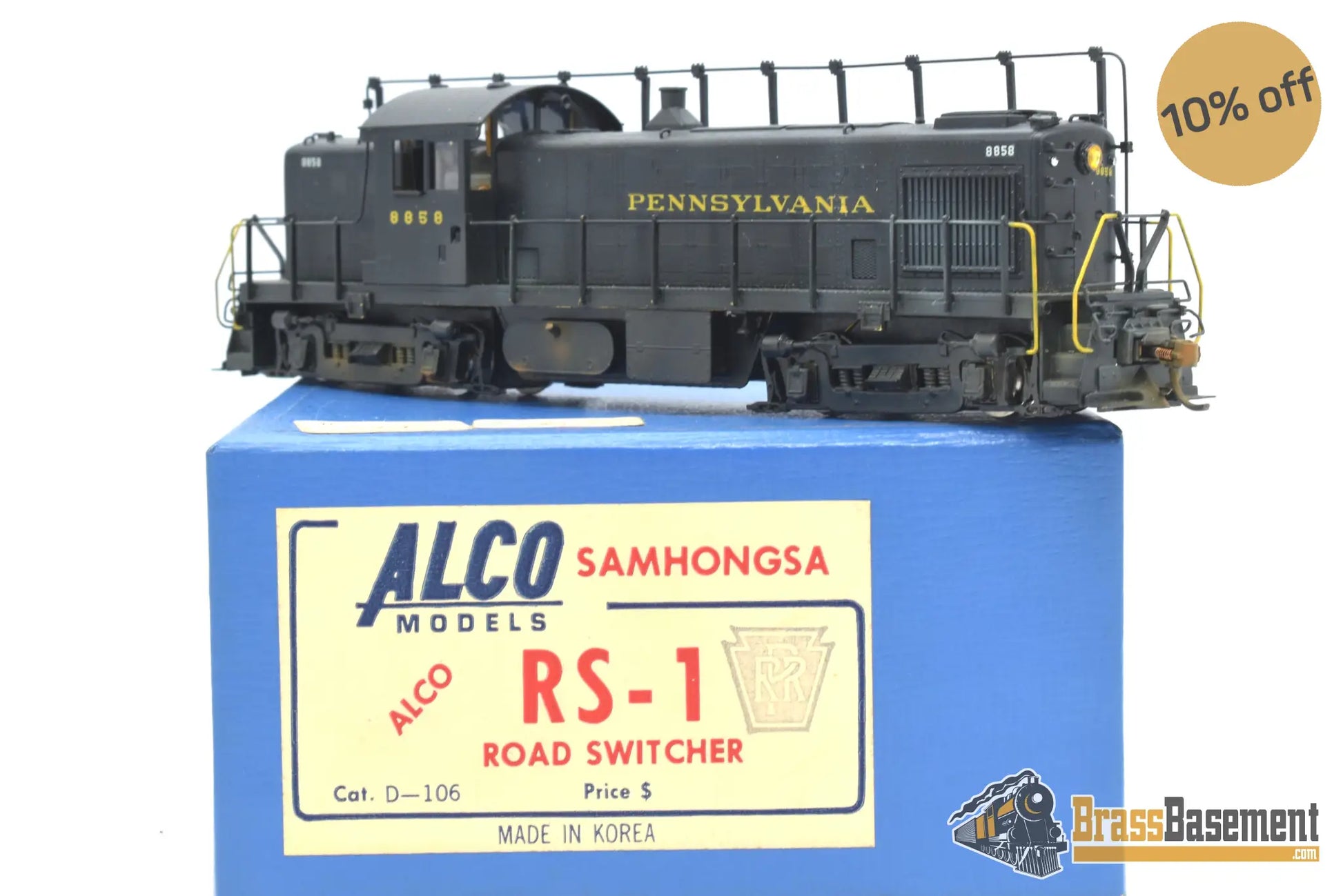Ho Brass - Alco Prr Pennsylvania Railroad Rs - 1 Diesel - Electric Custom Paint Diesel
