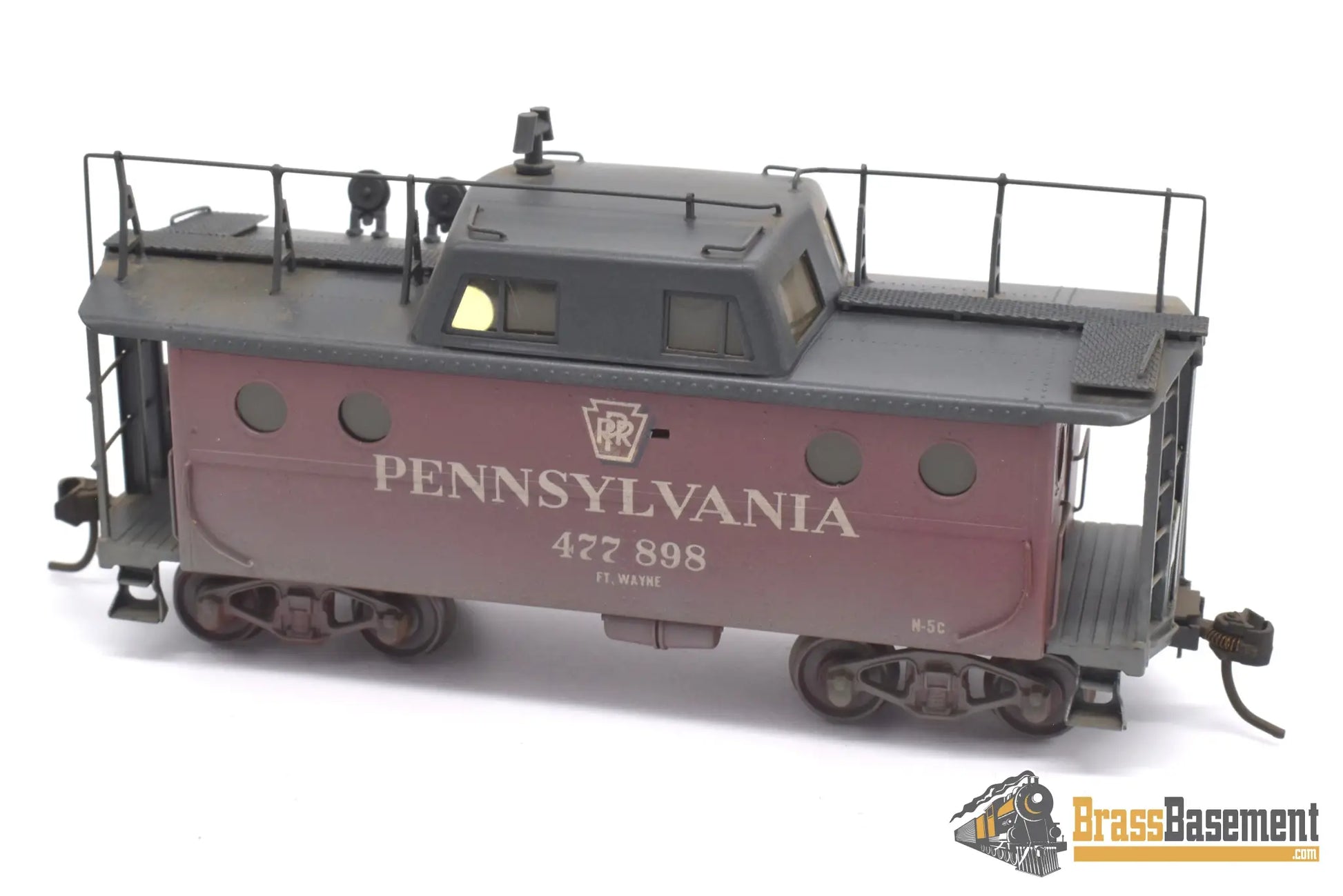 Ho Brass - Alco X - 104 Prr Pennsylvania Railroad N - 5C Cabin Car C/P Caboose