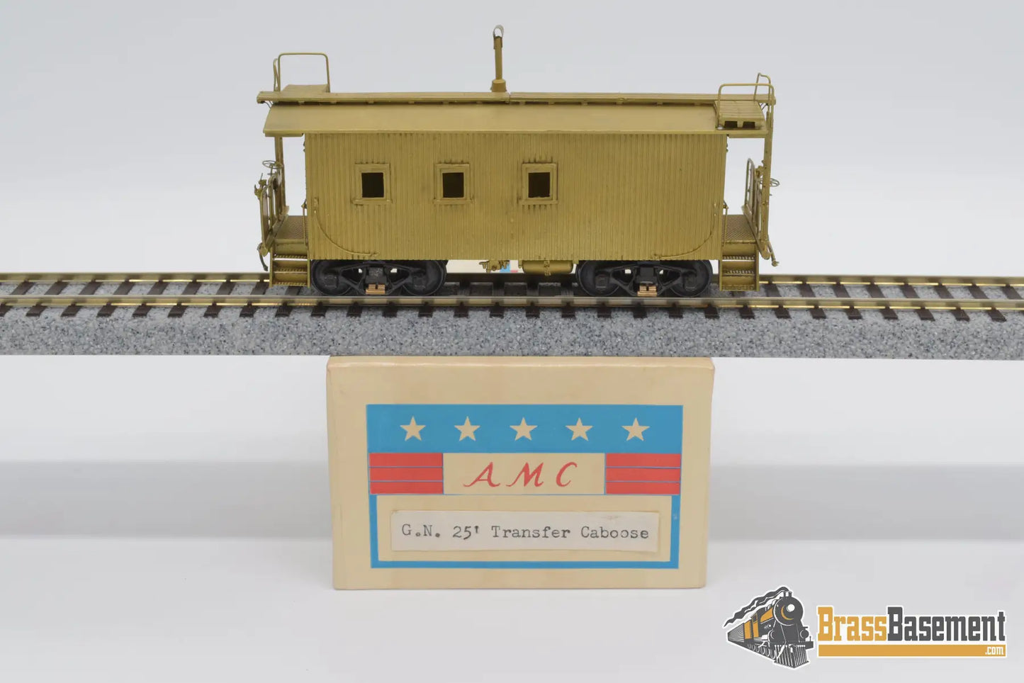 Ho Brass - American Model Corporation Great Northern Yard Caboose Unpainted