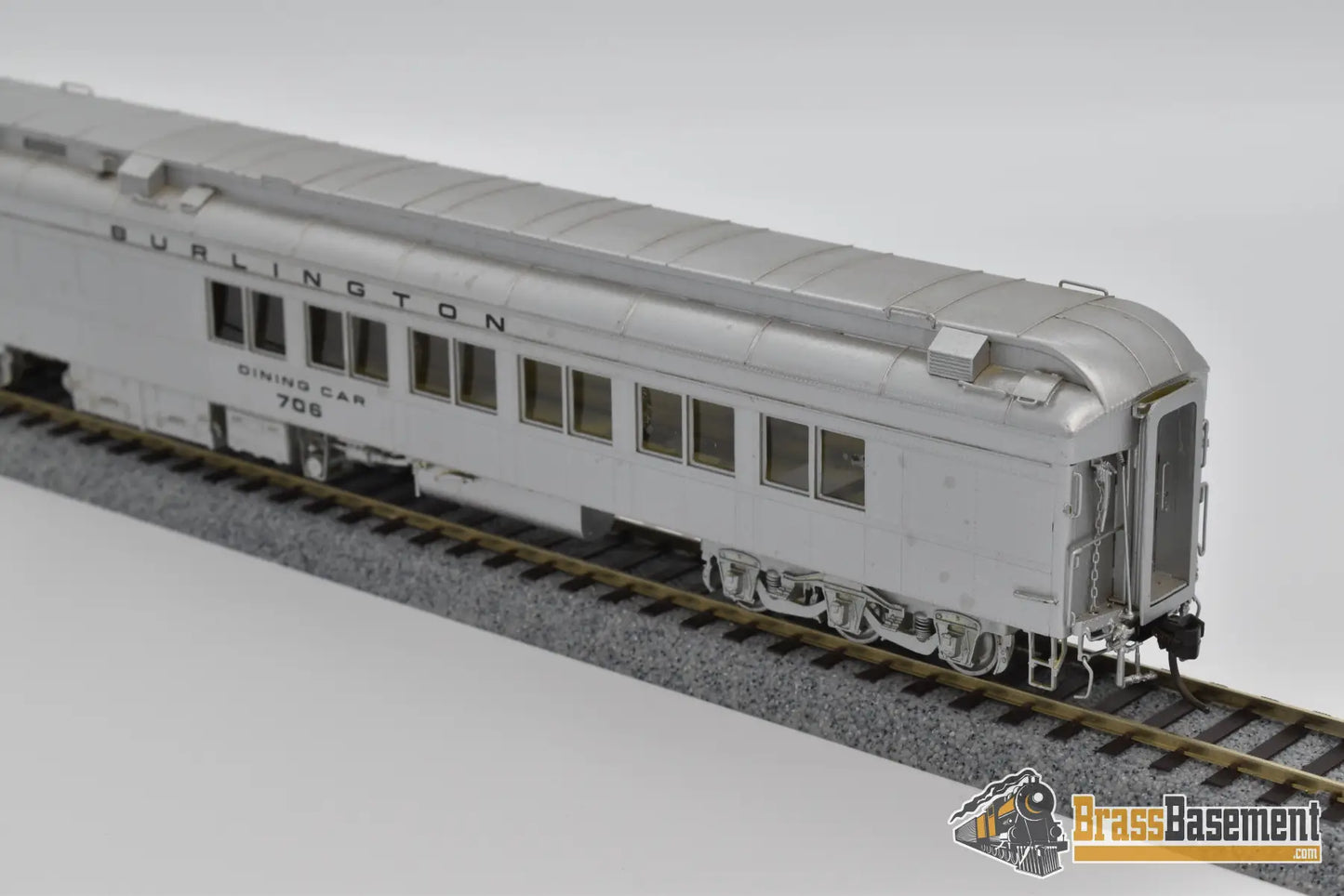 Ho Brass - Aurora Shops Ltd Cb&Q Burlington Dining Car #706 Nice Custom Passenger