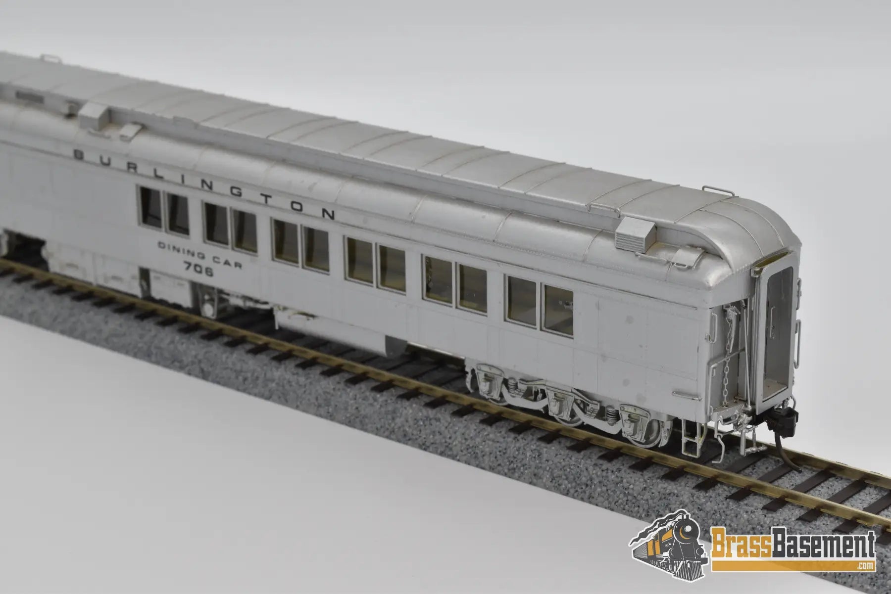 Ho Brass - Aurora Shops Ltd Cb&Q Burlington Dining Car #706 Nice Custom Passenger