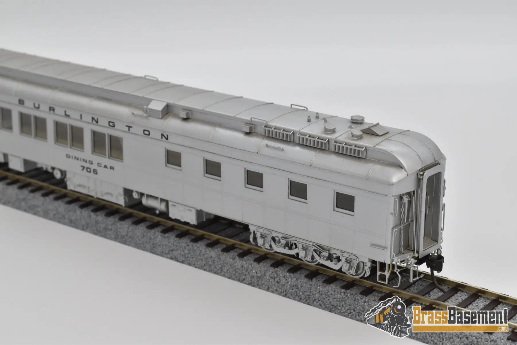 Ho Brass - Aurora Shops Ltd Cb&Q Burlington Dining Car #706 Nice Custom Passenger