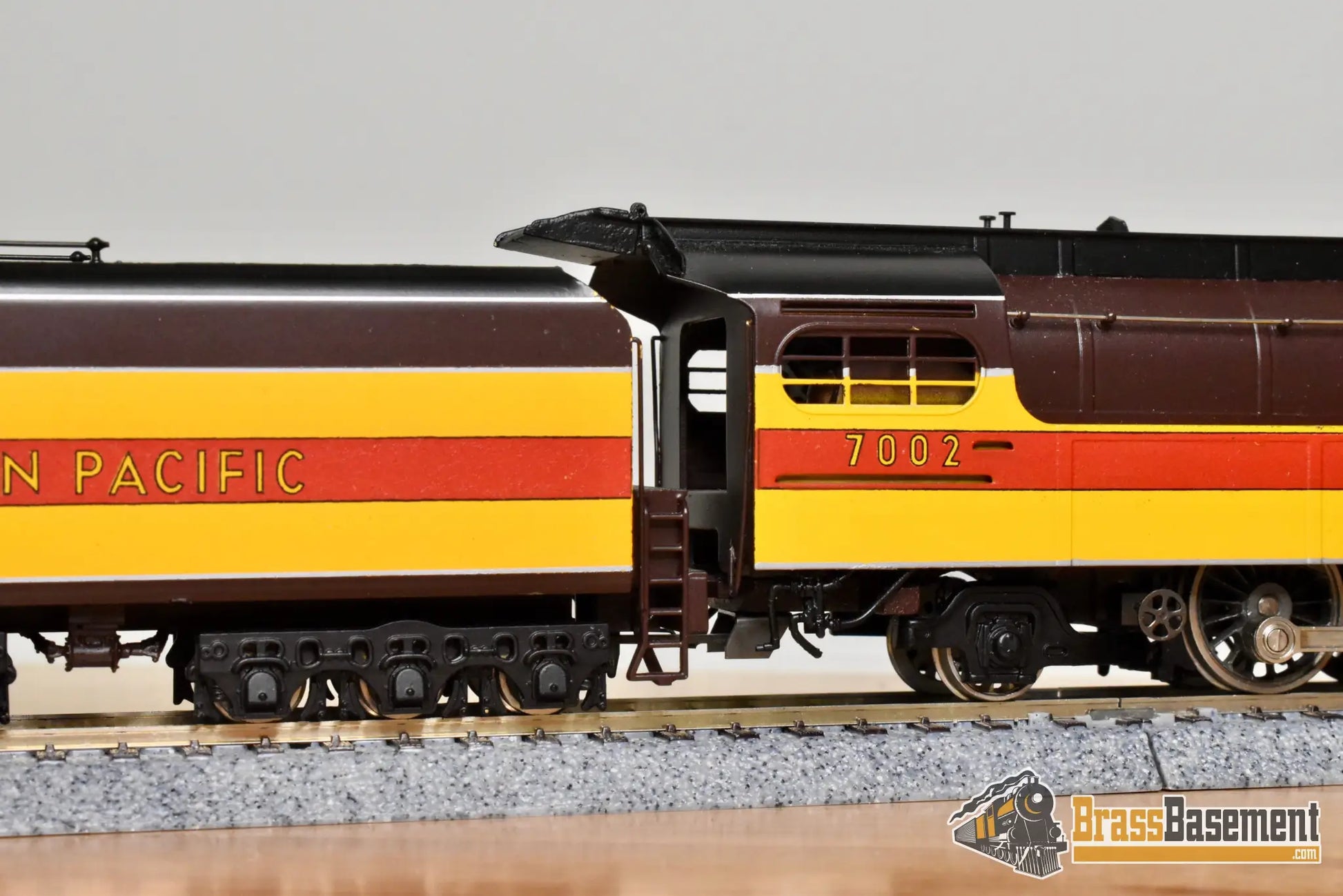 HO Brass - Balboa KTM Union Pacific UP #7002 49er 4-8-2 - Factory Paint - Steam