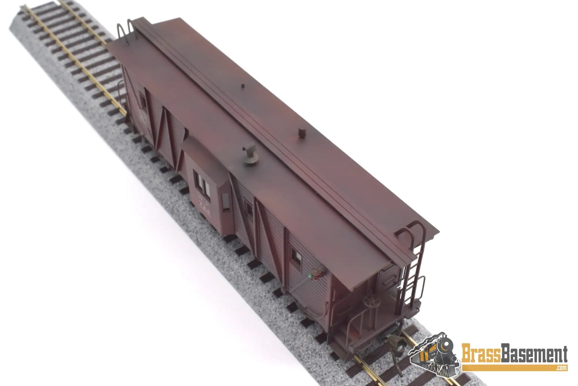 Ho Brass - Balboa Western Pacific Wp Outside Braced Bay Window Caboose Custom Paint Freight