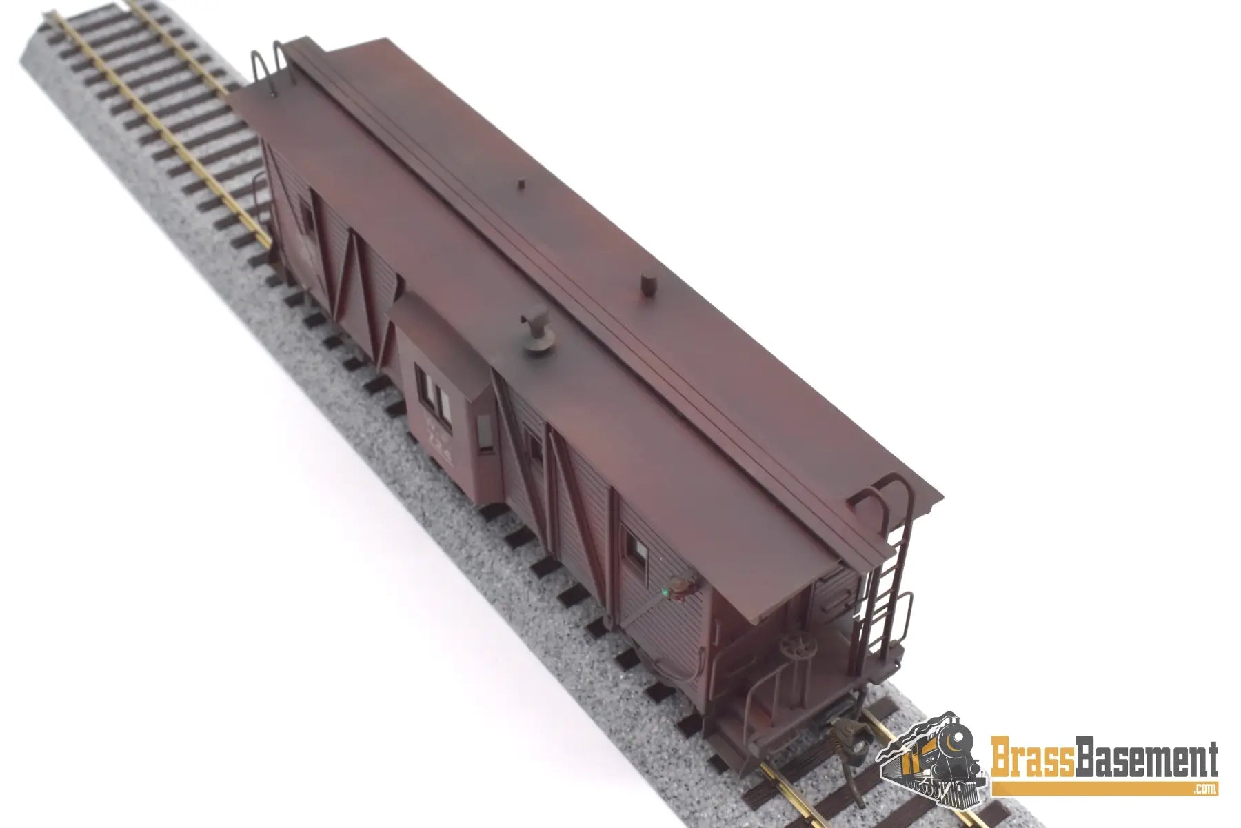 Ho Brass - Balboa Western Pacific Wp Outside Braced Bay Window Caboose Custom Paint Freight