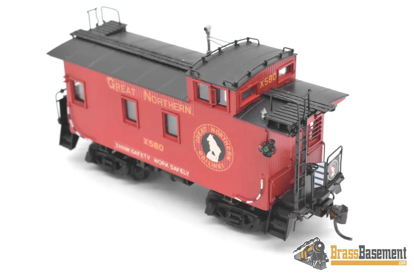 Ho Brass - Beaver Creek Great Northern Gn Wood Caboose X580 Extended Windows F/P