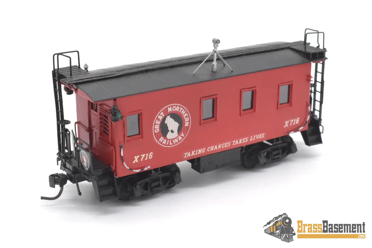 Ho Brass - Beaver Creek Great Northern Gn Wood Caboose X716 Transfer F/P
