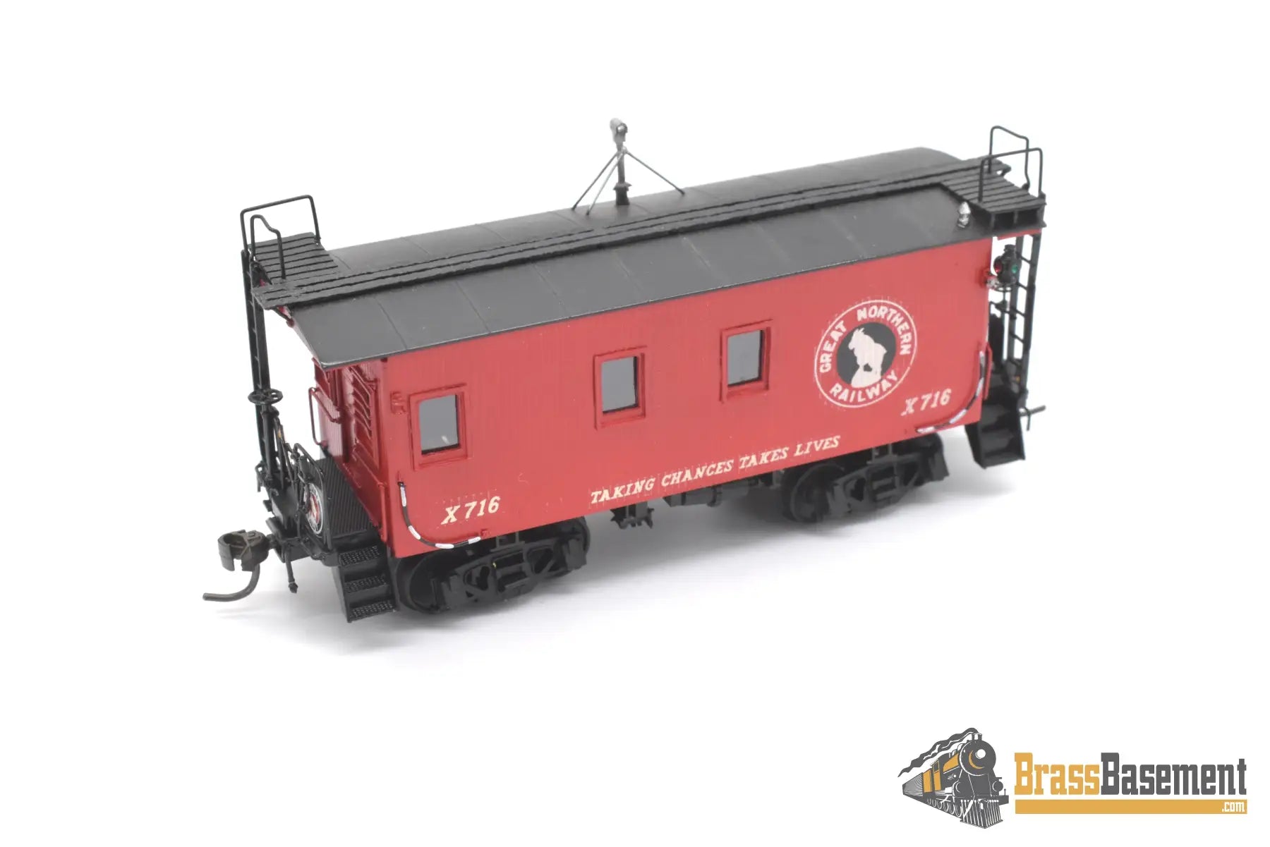 Ho Brass - Beaver Creek Great Northern Gn Wood Caboose X716 Transfer F/P