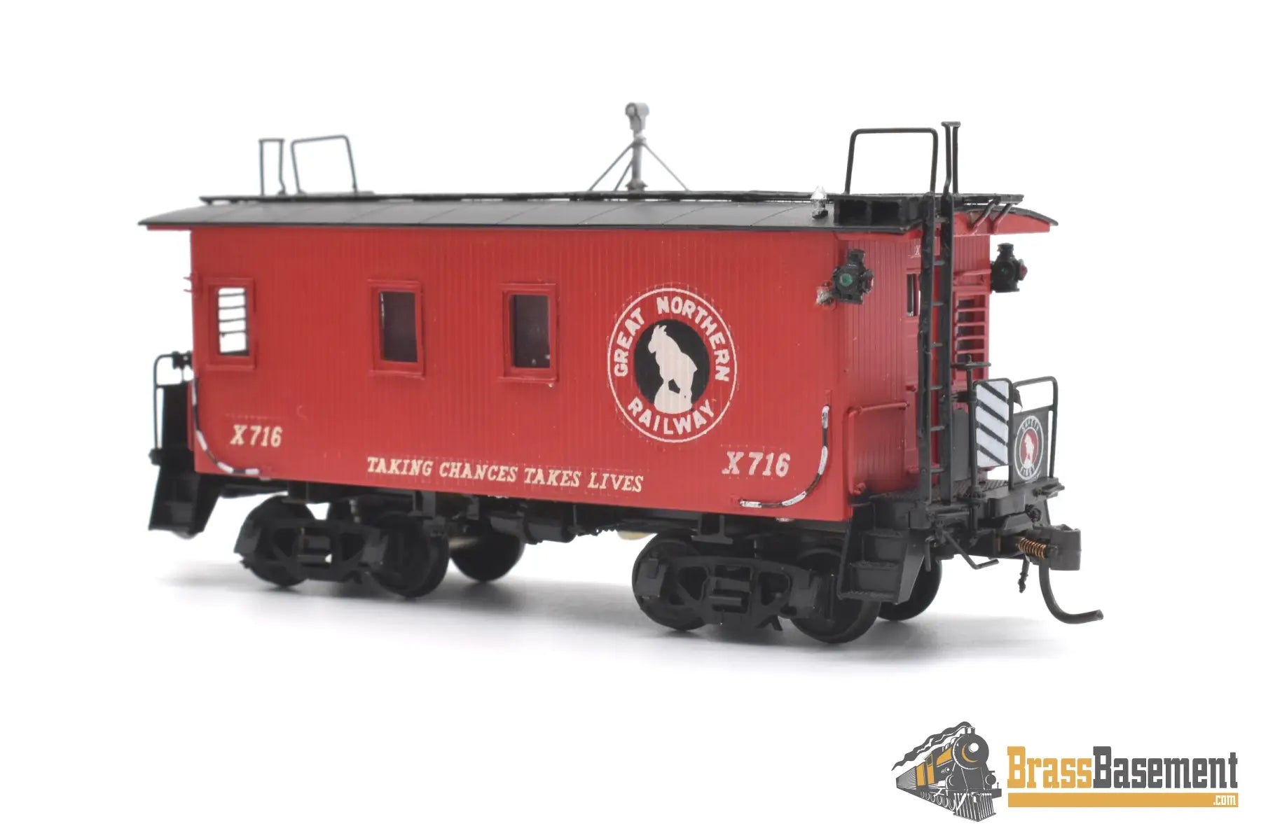 Ho Brass - Beaver Creek Great Northern Gn Wood Caboose X716 Transfer F/P