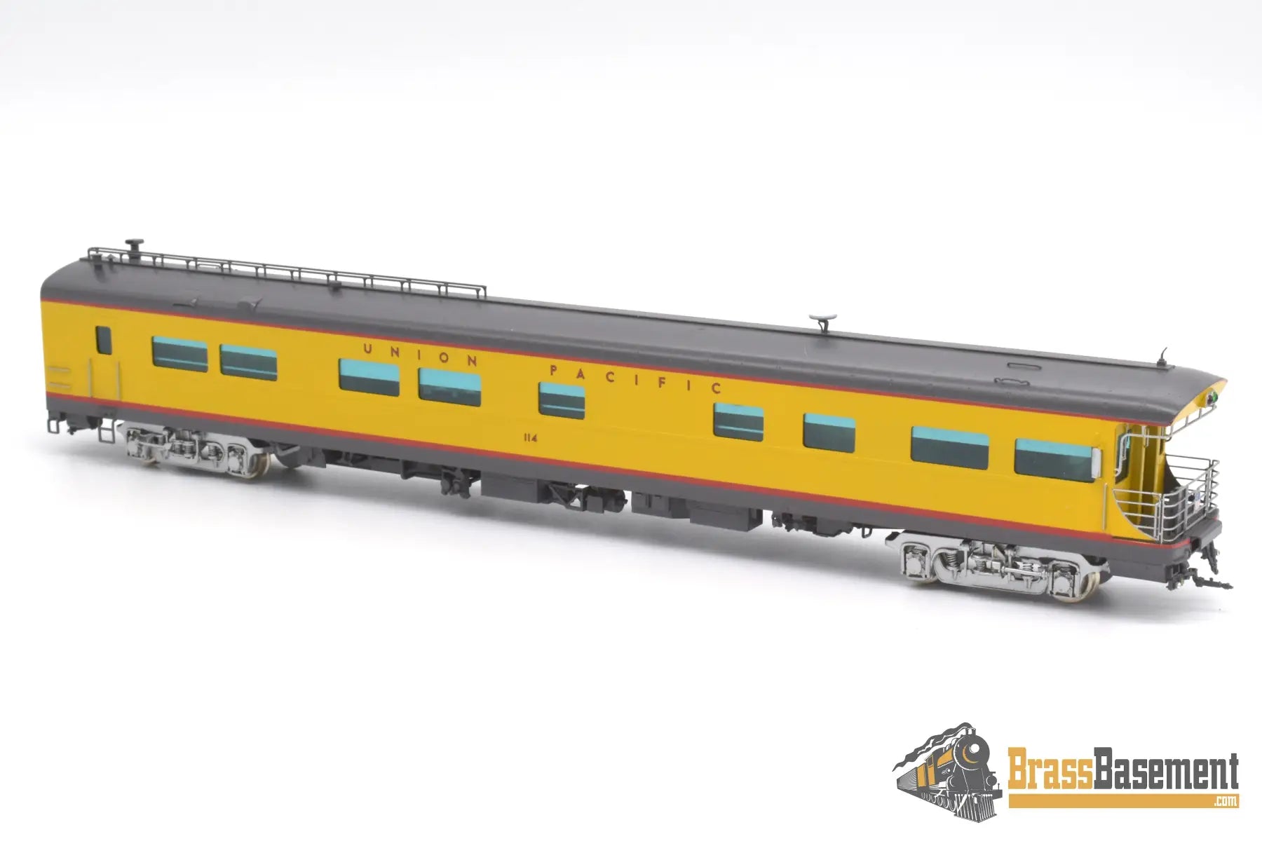 Ho Brass - Cascade Models Up Union Pacific Business Car #114 Boyd Reyes C/P Soundcar Installed