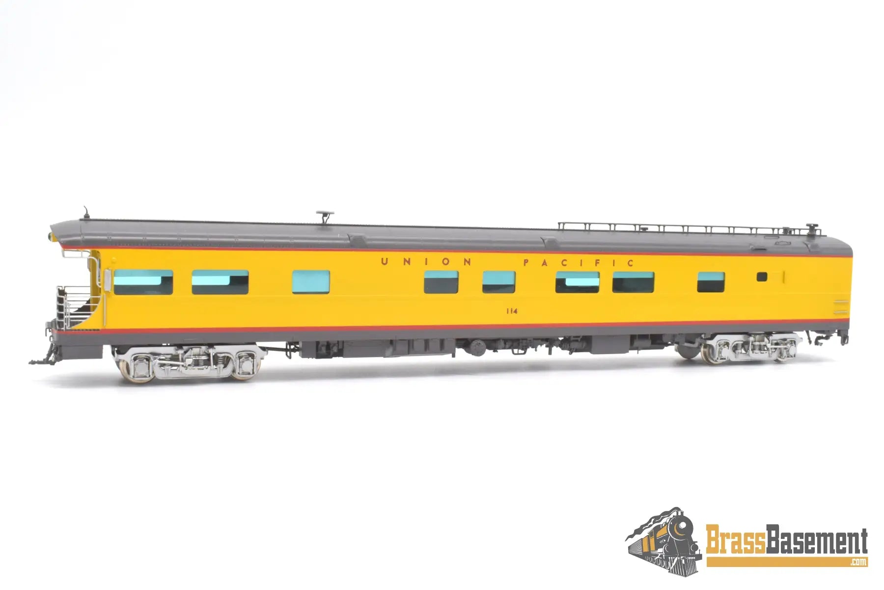 Ho Brass - Cascade Models Up Union Pacific Business Car #114 Boyd Reyes C/P Soundcar Installed