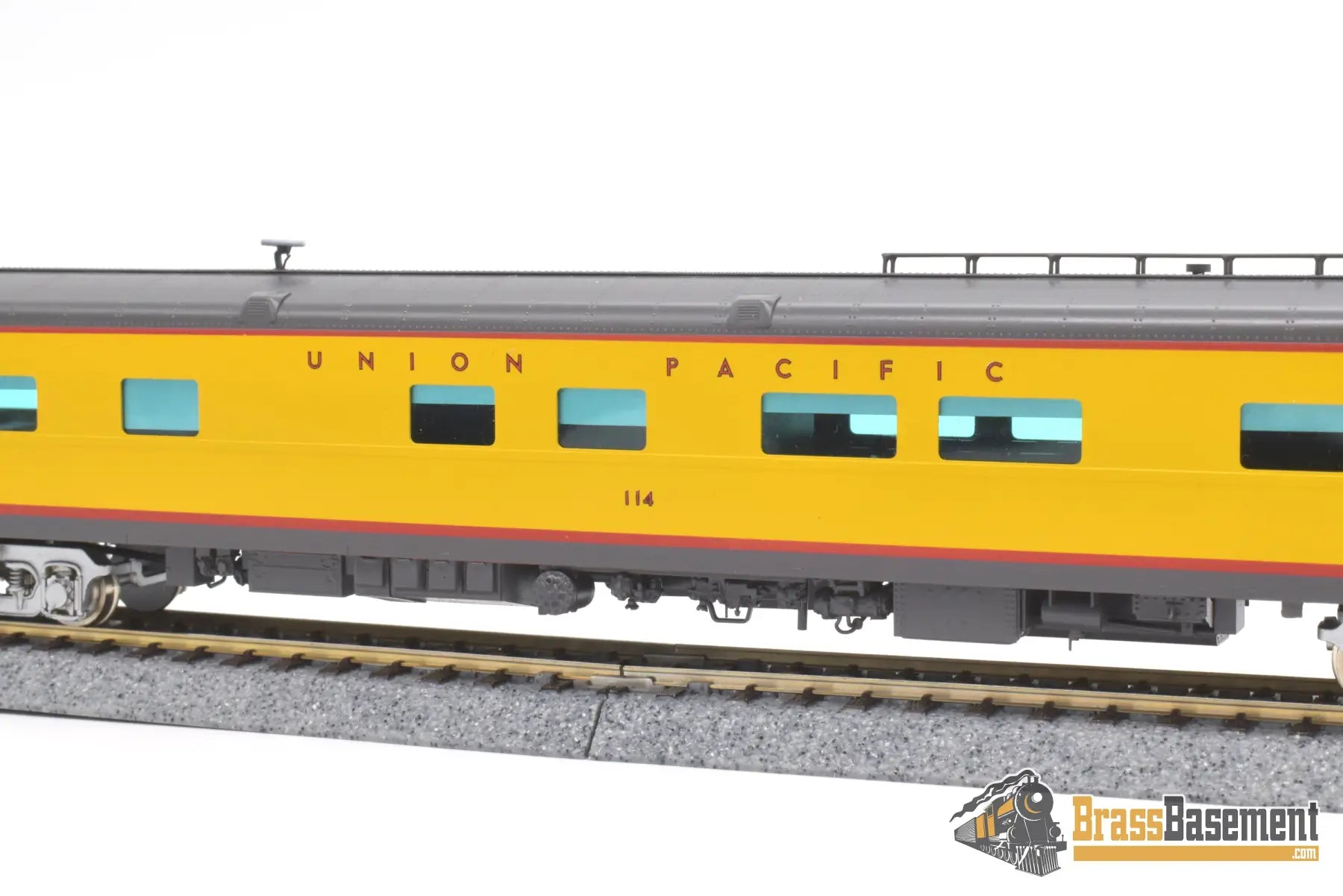 Ho Brass - Cascade Models Up Union Pacific Business Car #114 Boyd Reyes C/P Soundcar Installed