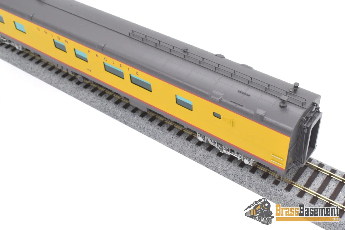 Ho Brass - Cascade Models Up Union Pacific Business Car #114 Boyd Reyes C/P Soundcar Installed