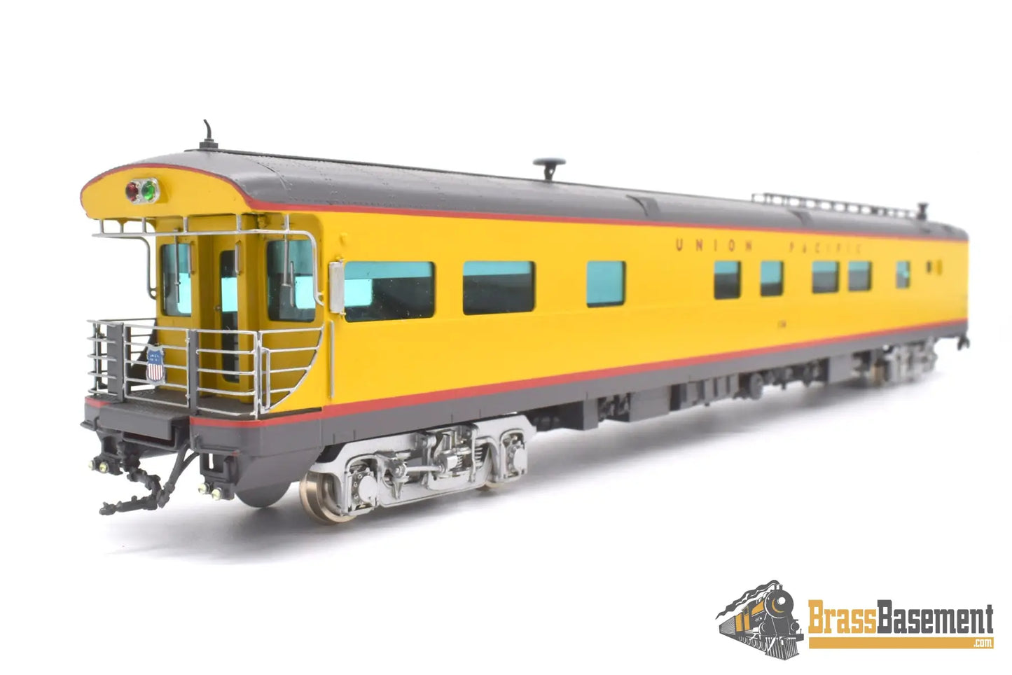 Ho Brass - Cascade Models Up Union Pacific Business Car #114 Boyd Reyes C/P Soundcar Installed