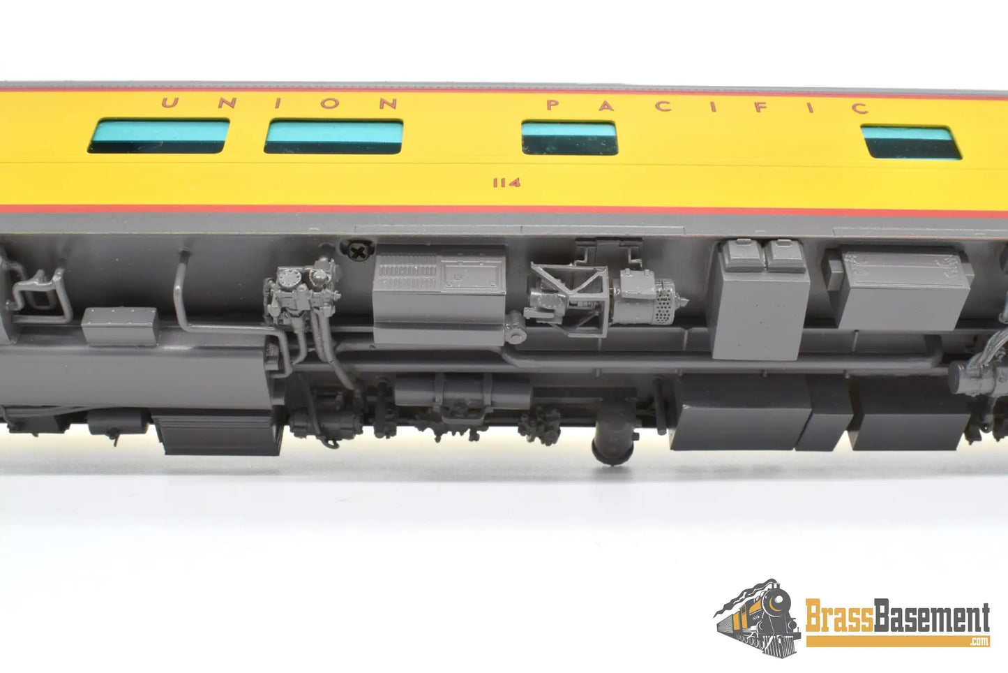 Ho Brass - Cascade Models Up Union Pacific Business Car #114 Boyd Reyes C/P Soundcar Installed
