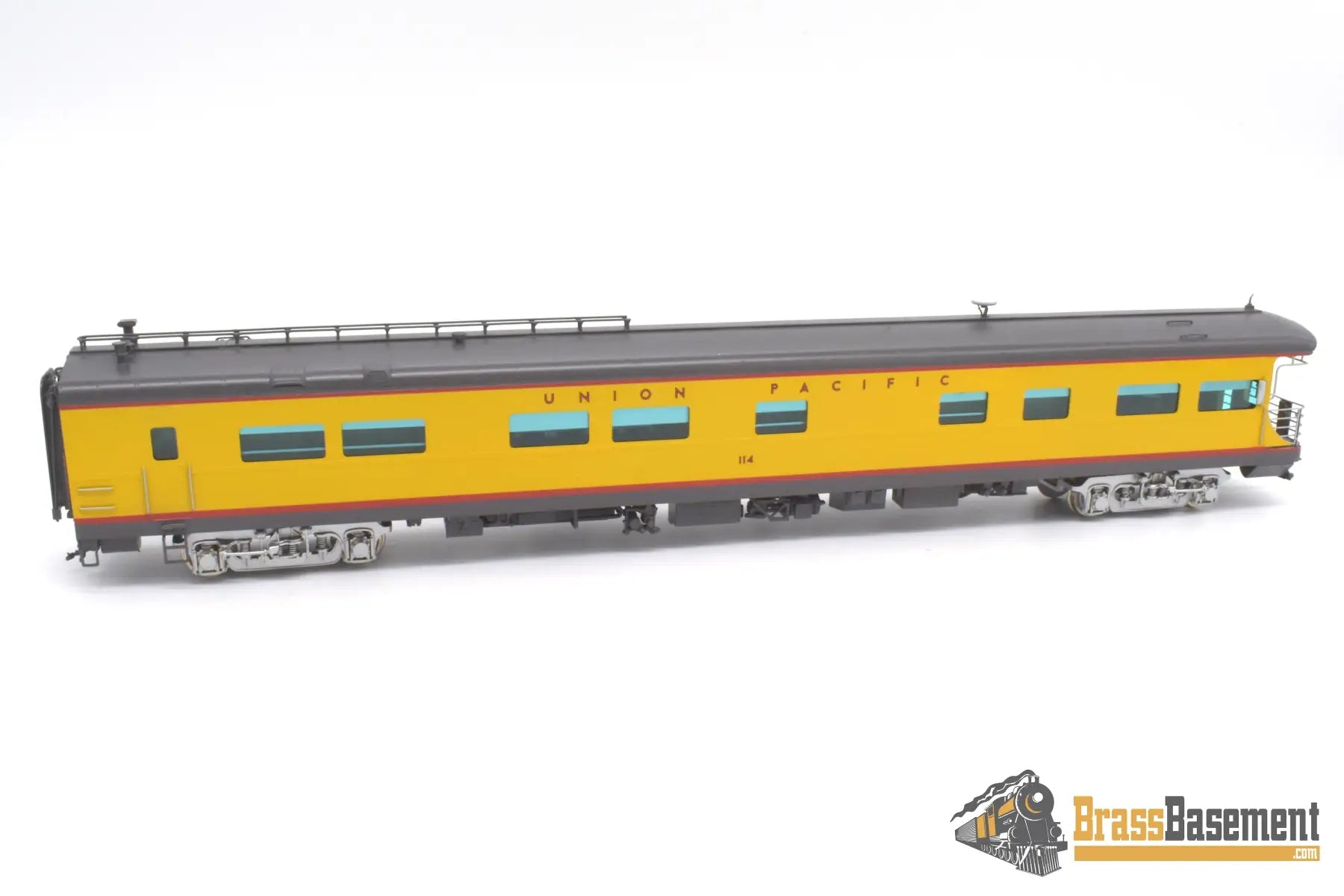 Ho Brass - Cascade Models Up Union Pacific Business Car #114 Boyd Reyes C/P Soundcar Installed