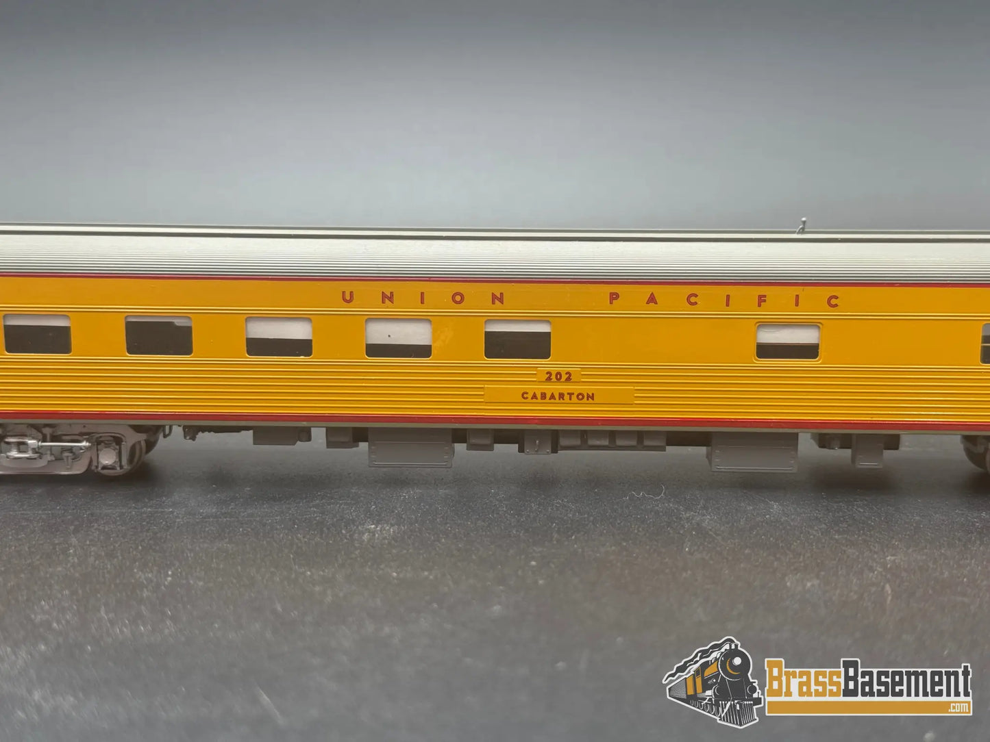 HO Brass - Cascade Models UP Union Pacific ’Cabarton’ Staff Car #202 - C/P - Passenger