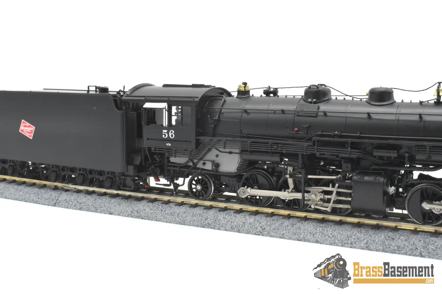 HO Brass - Challenger #2277.1 Milwaukee Road N-3 2-6-6-2 #56 - F/P SUPERB MODEL Steam